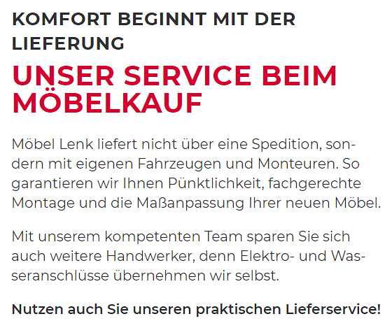M&ouml;bel nachhause liefern lassen im Raum  Zwickau
